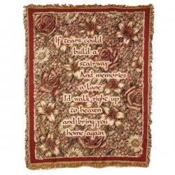 Stairway Memorial Tapestry Throw